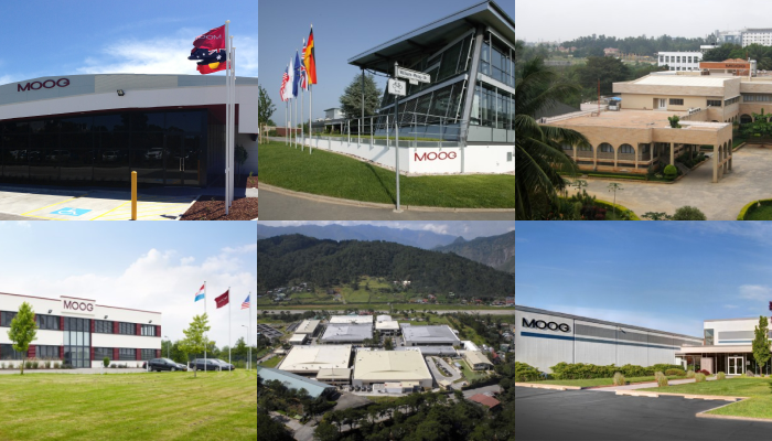 six global moog locations