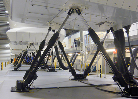 Moog Motion and Control Loading Systems for H-145 Helicopter Full Flight Simulator Level D to Reiser