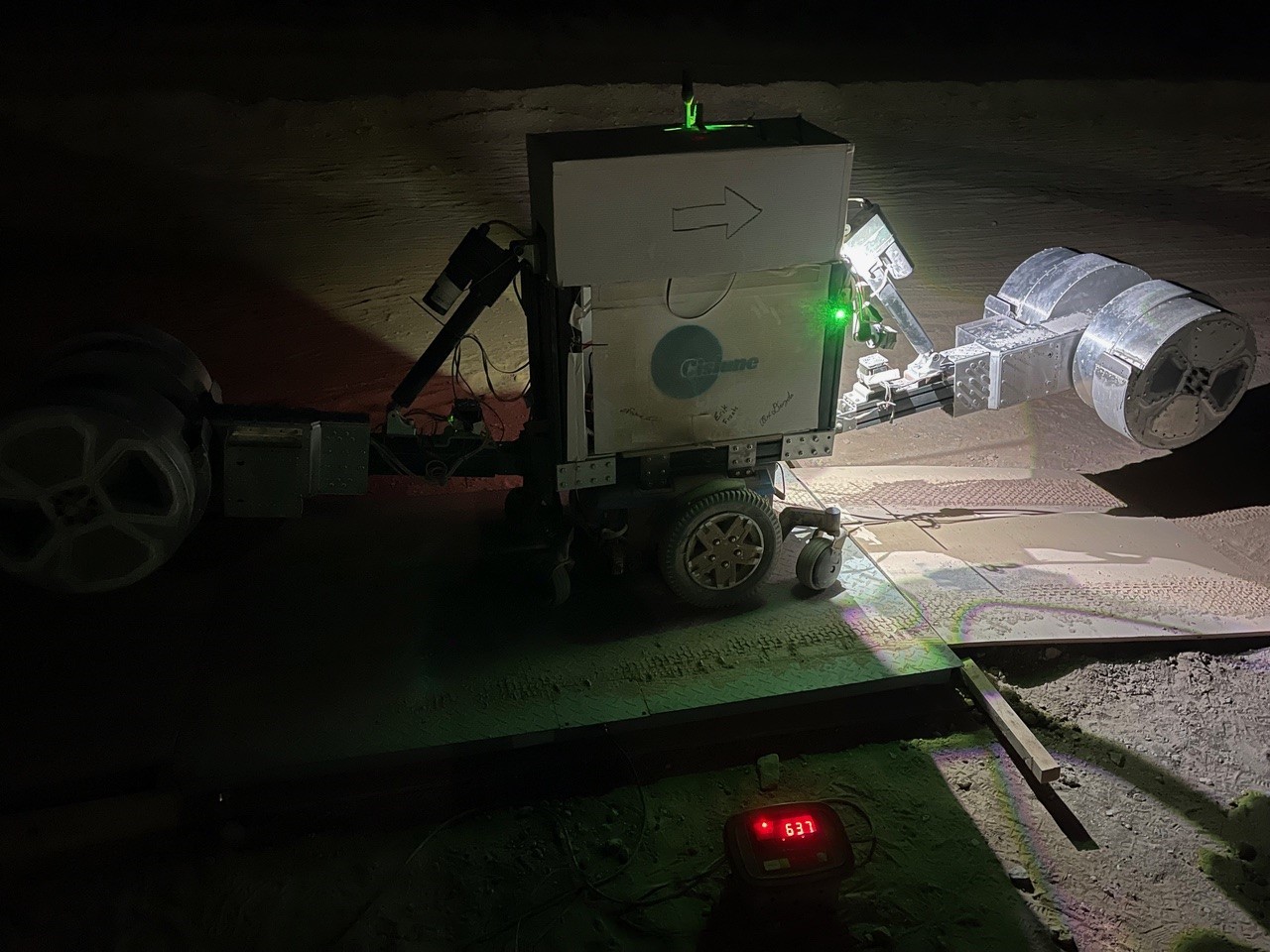 Extraterrestrial Mining Vehicle