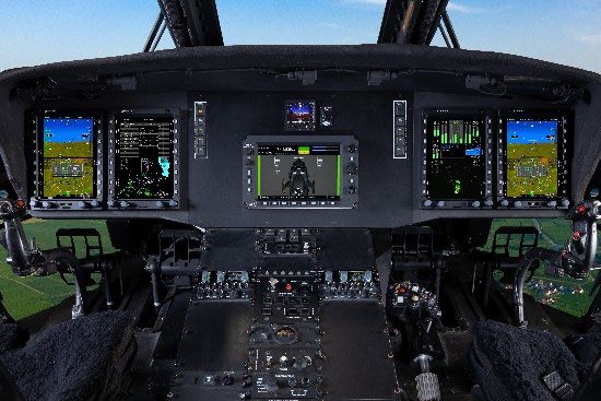 aw 109 sp flight deck