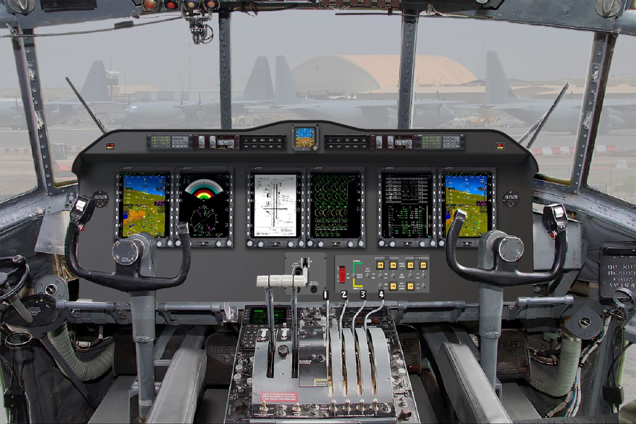 Lynden Cockpit After