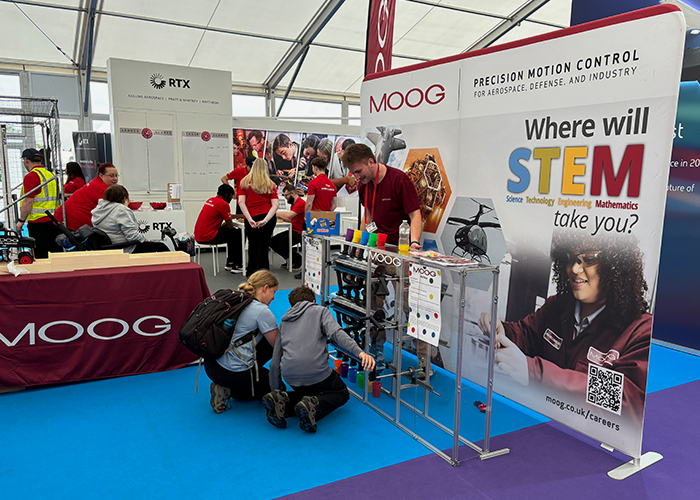 STEM booth setup